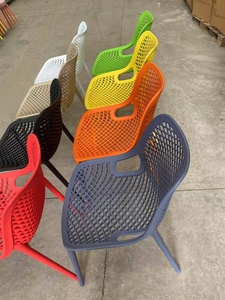 YWJ Yaweijia Silla de comedor nórdica Plástico Silla de plástico moderna Muebles Mesa de comedor al aire libre y juego de sillas - Product Image 3