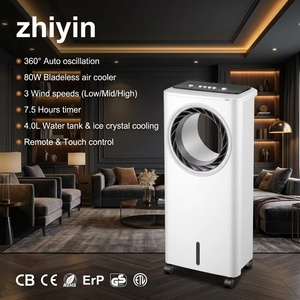 พัดลมไร้ใบพัดรุ่นพรีเมียม KFK1902D พร้อมมอเตอร์ AC ความจุน้ำ 4 ลิตร 3 ระดับความเร็ว ตั้งเวลาได้ 7.5 ชั่วโมง ได้รับการรับรองมาตรฐาน ชุดทำความเย็นแบบทาวเวอร์ ความจุน้ำ 4 ลิตร - Product Image 4