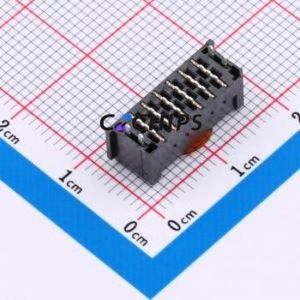 UMPS-06-05.5-L-V-S-W-TR Button & Strip <b>Battery</b> Connector Connector Copper Alloy Gold - Product Image 2
