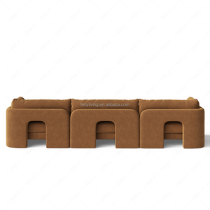 Ensemble modulaire de luxe FERLY en gros, sectionnel, moderne, de haute qualité, en tissu personnalisé, pour villas et hôtels - Product Image 4