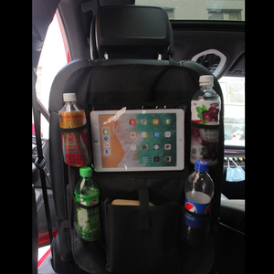 Organizador multifunción Oxford de alta calidad para asiento trasero de coche con 9 bolsillos de almacenamiento soporte táctil para niños y bebés - Product Image 4