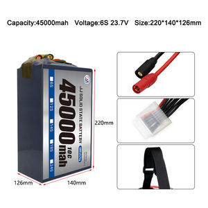 Solid State 4.45V Lihv 4s6s12s14s20s22S 24S Nmc811 Custom Hoge Capaciteit Hoge Energiedichtheid Lipo Batterij Pack Voor Drone/Uav - Product Image 3