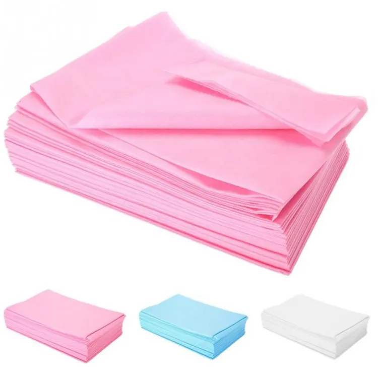 Polypropylene non woven bed sheet disposable massage bed sheets beauty salon spa bed sheet dispos