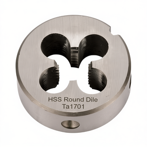 Ttake Hss Round Die Ta1701 Fine Pitch Mf Din En 22568 Tolerance 6g Straight Taper Masc - Product Image 2
