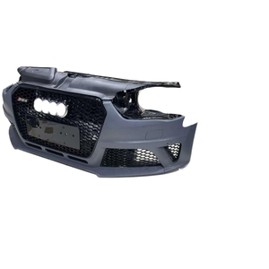 High Quality Audi RS4 Auto Parts Used Front Bumper RS Style Carbon Fiber Rear <strong>Lip</strong> Durable Bull <strong>Bar</strong> with Exhaust Cut-Outs - Product Image 5