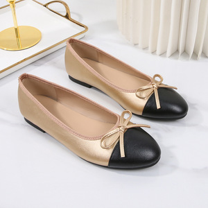 Babouches Femme Tendance en Gros – Chaussures d'Extérieur pour Femme, Sandales Plates Légères à Enfiler avec Patchwork, Chaussures <span class=keywords><strong>Bateau</strong></span> d'Été - Product Image 4