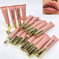 Emballage personnalisé pour gloss à lèvres, gloss à lèvres végan, fournisseur de gloss à lèvres en marque privée, tubes de gloss à lèvres à presser, gloss à lèvres scintillant longue tenue