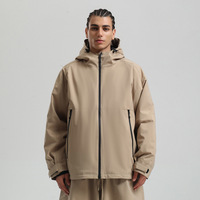 Veste polaire d'hiver pour homme et femme, nouveau style, coupe-vent, imperméable, respirante, col montant, à capuche, 100% polyester, épaisse