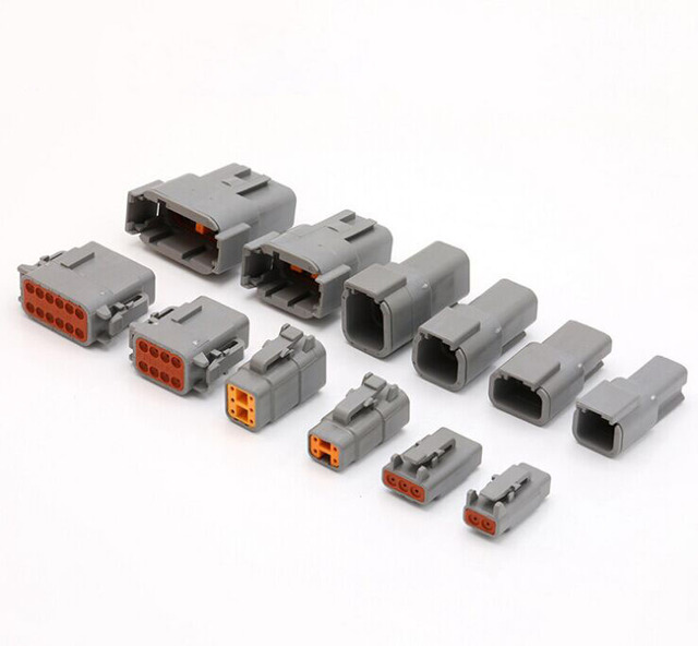 DT series 2 3 4 6 8 12 way pin Deustchs connectors Kit/ Deutsch Connectors & Terminals & crimper & tool