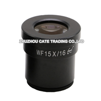 WF15X 16MM bidang Super pandangan lensa mata tinggi untuk mikroskop Stereo