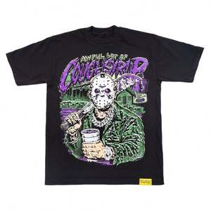 Halloween T-shirt COUGH SYRUP Jason T-Shirt Streetwear Hop <strong>Clothing</strong> <strong>Manufacturers</strong> 100%cotton Custom Clothes - Product Image 2