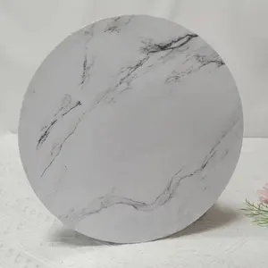 China Manufacturer Premium Cheap Price 12mm Thickness Corrugated Marble White Cake Drum Boards