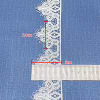 Décoration en dentelle de soie de lait écologique pour la maison et les accessoires vestimentaires, motif floral doux