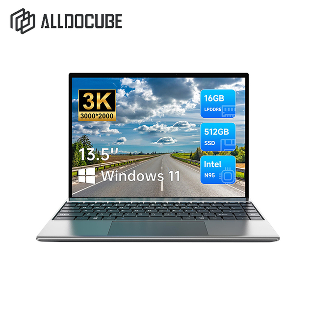 Alldocube GTBook13 Brand New Laptop Students Personal Netbook 13.5inch Intel Alder Lake N95 LDDR5 Rom 16GB 512GB Win 11 Notebook