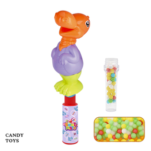 PLATO Cina Giocattoli Promozionali Divertenti Dinosauro Urlante in Plastica ABS con Caramella Dura, Confezione Multipla - Product Image 1