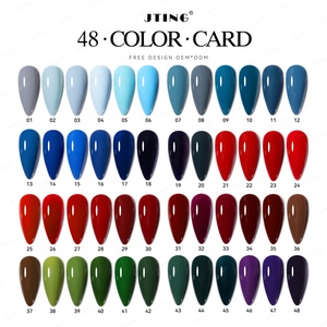JTING Fournitures pour ongles Tendance Actuelle 48 Couleurs Collection Hiver Vernis Gel Design Gratuit Marque Unique Personnalisée OEM Vernis à Ongles Gel - Product Image 5