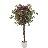 Dekorasi Ruangan Bunga Bougainvillea Buatan, Bunga Palsu, Pot Bonsai, Rangkaian Bunga untuk Dekorasi Acara Pernikahan