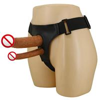 Pretty Love Dildo Doble con Correa para Hombre, 100% Impermeable, Juguete Sexual para Adultos, Ropa Interior con Pene Incorporado