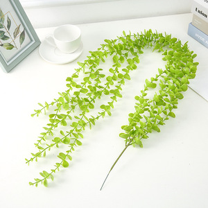 Thousand Couples Artificial Eucalyptus <b>Wall</b> Hanging 1.2M Plastic Green <b>Leaves</b> Home Wedding <b>Decoration</b> - Product Image 2