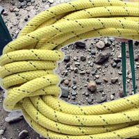 Personnalisé 6mm 8mm12mm 14mm 16mm 18mm couleur mélangée solide tressé incendie sauvetage sécurité corde escalade corde dynamique corde pour la montagne