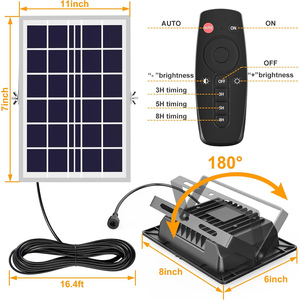 Lámparas Solares LED para Jardín, Resistentes al Agua IP66, Lámpara Solar LED para Exteriores, Lámpara de Jardín, Reflector Solar - Product Image 4