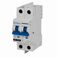 Disjoncteur solaire miniature DC Solivo MB1-63DC 1-63A DC1000V 6kA Protection contre les surcharges et les courts-circuits pour boîtier de combinaison PV MCB
