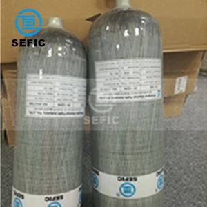 Cilindro compuesto de fibra de carbono para <span class=keywords><strong>submarinismo</strong></span>, cilindro de oxígeno de 6,8l, diferentes tamaños - Product Image 2