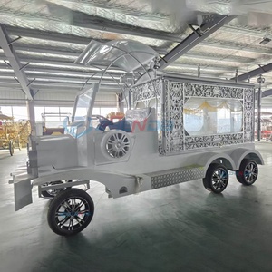 Cercueil électrique classique argenté à 6 roues, prix usine ZHENDA, origine Henan, transport funéraire unique et spécial à vendre - Product Image 6