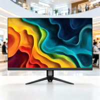 Moniteur d'ordinateur Full HD 27 pouces 120 Hz, temps de réponse de 1 ms, 16:9, compatible VESA, écran LED noir pour le bureau, les jeux et la maison