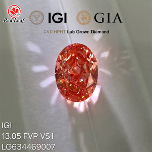 Diamanti Sintetici Redleaf Taglio Rotondo e Fantasia, Colori Rosa HPHT CVD 1CT 2CT 3CT 4CT 5CT con Certificato IGI per Creazione di Gioielli - Product Image 5