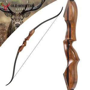오래 된 산 60 "62" 정찰 전통적인 활 양궁 리 커브 양궁 활 및 화살표 사냥 리 커브 활 라이저
