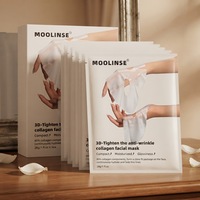 Masque Facial au Collagène Compressé Hydratant & Réhydratant (Pack de 5) pour Tous Types de Peau