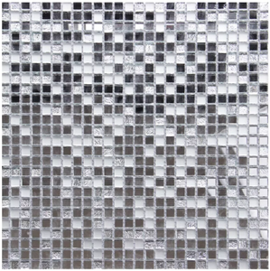 Giá rẻ hơn <span class=keywords><strong>10x10mm</strong></span> Kích thước gương kính bạc màu vàng khảm với lưới backsplash cho tường phòng tắm - Product Image 3