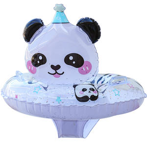 KSTR-020 Bouée de natation gonflable pour bébés et tout-petits, motif panda et tigre de dessin animé - Product Image 2