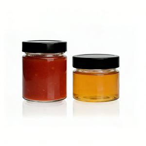 Bocal en verre pour cornichons de 200 ml, 350 ml, 500 ml avec couvercle métallique de haute qualité pour l'emballage des aliments en <span class=keywords><strong>conserve</strong></span> - Product Image 2
