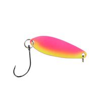 NOUVEAU OEM 2.5g/3.5g Leurre cuillère rotatif UV luminescent à forte luminosité pour la pêche à la truite, au black-bass et en eau douce, matériel de pêche Pesca