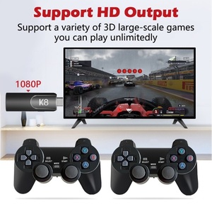 Consolas portátiles K8 Video Game 64G Incorporado 40000 + Juegos retro 2,4G <span class=keywords><strong>Gamepad</strong></span> inalámbrico 4K HD <span class=keywords><strong>TV</strong></span> Box para PS1/GBA - Product Image 3