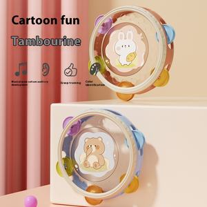 Juguete educativo de pandereta de plástico <span class=keywords><strong>para</strong></span> bebés de 6 a 12 meses, campana de actividad, sonajeros <span class=keywords><strong>para</strong></span> bebés por profesores de música - Product Image 6