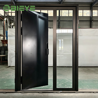 Porte en alliage d'aluminium résistante aux chocs avec isolation thermique et caractéristiques pare-balles pour villas intérieures et locaux à fort trafic