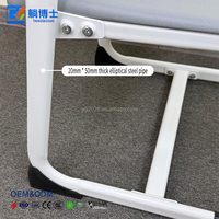 Chaise d'appartement creuse moulée par injection en forme de C, confortable pour la lecture en classe, avec service après-vente professionnel