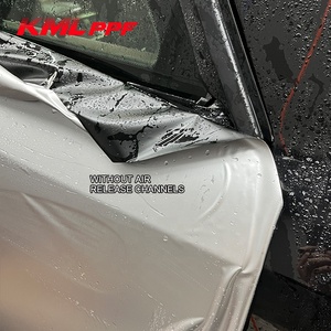 Película autocurativa PPF de aluminio TPU plateado Instalación en húmedo con función de cambio de color Revestimiento protector antiarañazos corporal - Product Image 2
