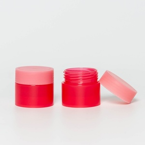 Envase de Plástico Cosmético Redondo de Doble Pared, Mate, para Crema Facial o Bálsamo Labial, en Color Rosa, de 10g, 20g, 30g, 50g, 100g, 150g, 250g - Product Image 2