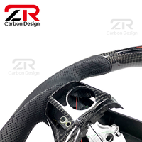 Volante Deportivo Personalizado de Fibra de Carbono con LED e Indicador de RPM, en Cuero, para Toyota Corolla, Rav4, Camry 8