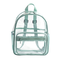 Individuelle Sommer-Strandtaschen PVC Transparente Tasche Outdoor-Sport Reise Wasserdichter Mini-Klarer Rucksack Mädchen-Rucksack