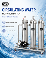 Nouveau Système de Filtration à Trois Étapes à Haut Débit, Pompe en Acier Inoxydable, Équipement de Filtration Liquide en Ligne, Marque YUBO, Fabrication Personnalisée
