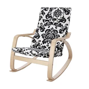 Кресло-качалка POANG из bentwood с деревянной рамой