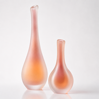 Vases en cristal à double paroi de style bohème pour la culture hydroponique, motifs personnalisables pour Bar Mitzvah, prise en charge OEM/ODM