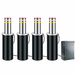 Bolardo Hidráulico Retráctil Eléctrico Automático de Acero Inoxidable, Barrera de Control de Tráfico - Product Image 1