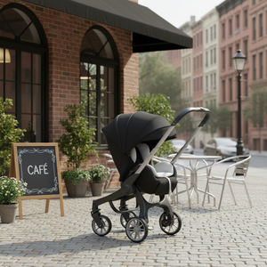 Cochecito de Bebé Plegable 4 en 1 con Marco de Aleación de Aluminio Ligero Personalizado, Capacidad de Carga de 15 kg, Portátil para Bebés de 0 a 3 Años - Product Image 4