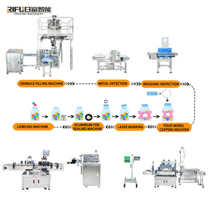 Multihead Định lượng tự động hạt điền dây chuyền sản xuất cho hạt cà phê thức ăn vật nuôi ngũ cốc đường vitamin thuốc trong lọ/chai - Product Image 2